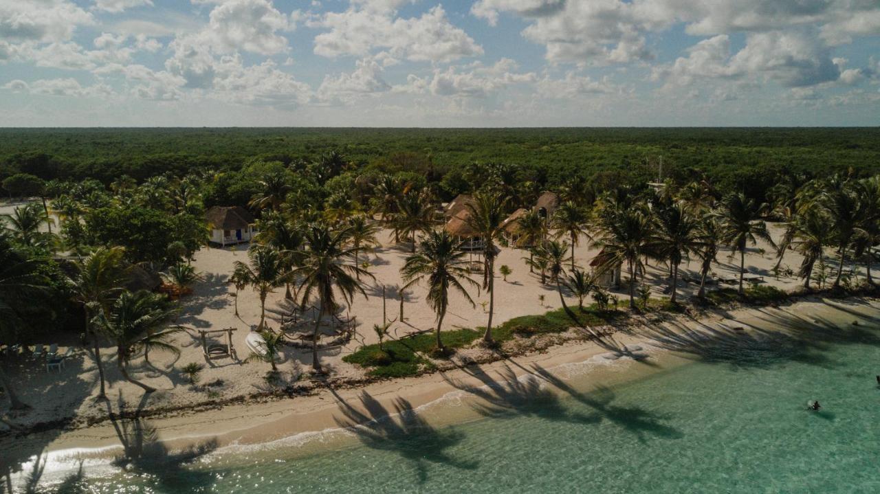 Cabanas Ecoturisticas Costa Maya Маауаль Екстер'єр фото